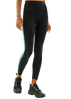 Splits59 Clare High Waist Rigor 7/8 Legging Black/Grass