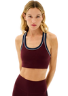 Splits59 Robbie Airweight Bra - Dark Cherry/Indigo