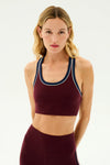 Splits59 Robbie Airweight Bra - Dark Cherry/Indigo