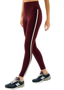  Splits59 Ella High Waist Airweight 7/8 Legging - Dark Cherry/Indigo