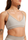 Nimble Mindful Knit Bralette - Oatmeal