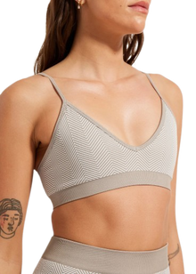  Nimble Mindful Knit Bralette - Oatmeal