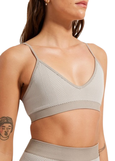 Nimble Mindful Knit Bralette - Oatmeal