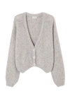 American Vintage Zolly Cardigan - Heather Grey