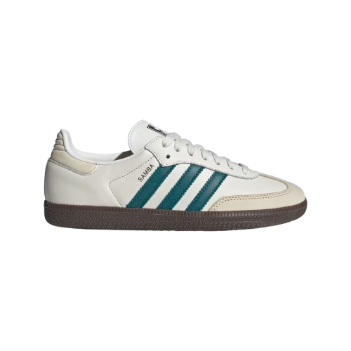 adidas Samba OG Womens - Cloud White/Green/Gum - IG1963