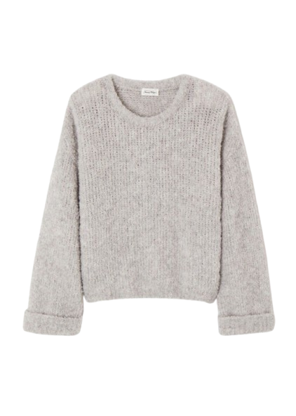 American Vintage Zolly Pullover - Heather Grey