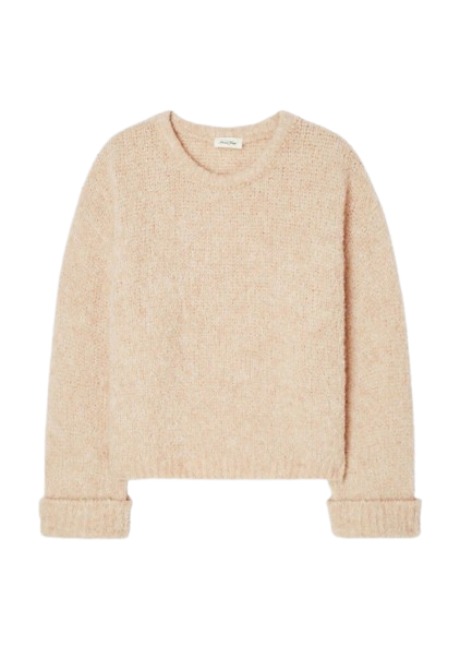 American Vintage Zolly Pullover - Light Beige Melange