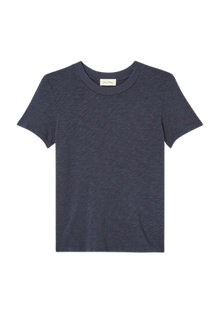  American Vintage Sonoma Round Neck Short Sleeve T-shirt - Vintage Navy Blue