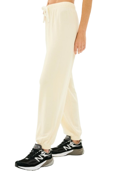 Splits59 Andie Oversized Fleece Sweatpant - Creme