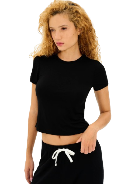 Splits59 Jennie Jersey Tee - Black