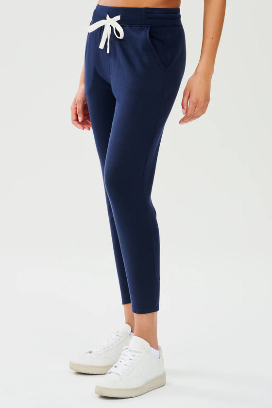 Splits59 Reena Fleece 7/8 Pant  - Indigo