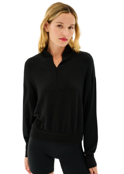 Splits59 Birdie Fleece Half Zip - Black