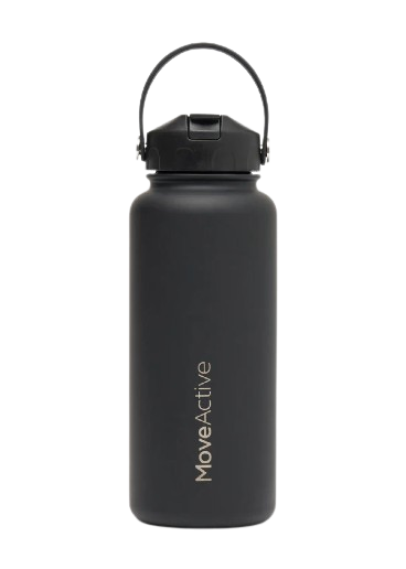 MoveActive 1L Insulated Drink Bottle - Black