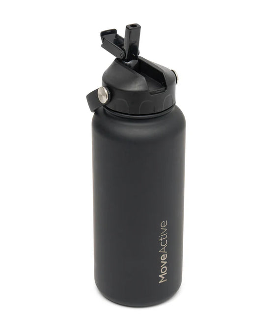 MoveActive 1L Insulated Drink Bottle - Black