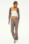 Splits Raven Fleece Full Length Sweatpant - Lentil