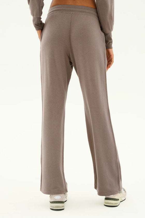 Splits Raven Fleece Full Length Sweatpant - Lentil