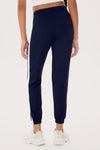 Splits59 Sonia Fleece Sweatpant - Indigo/White