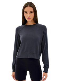  Splits59 Brooks Fleece Long Sleeve Sweatshirt - Graphite