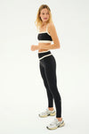 Splits59 Mason High Waist Rigor Full Length 28" Legging - Black/Creme