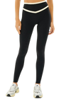  Splits59 Mason High Waist Rigor Full Length 28" Legging - Black/Creme