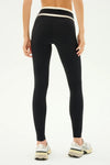 Splits59 Mason High Waist Rigor Full Length 28" Legging - Black/Creme