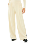 Splits59 Luca Airweight Trouser with Stripe - Creme/Black