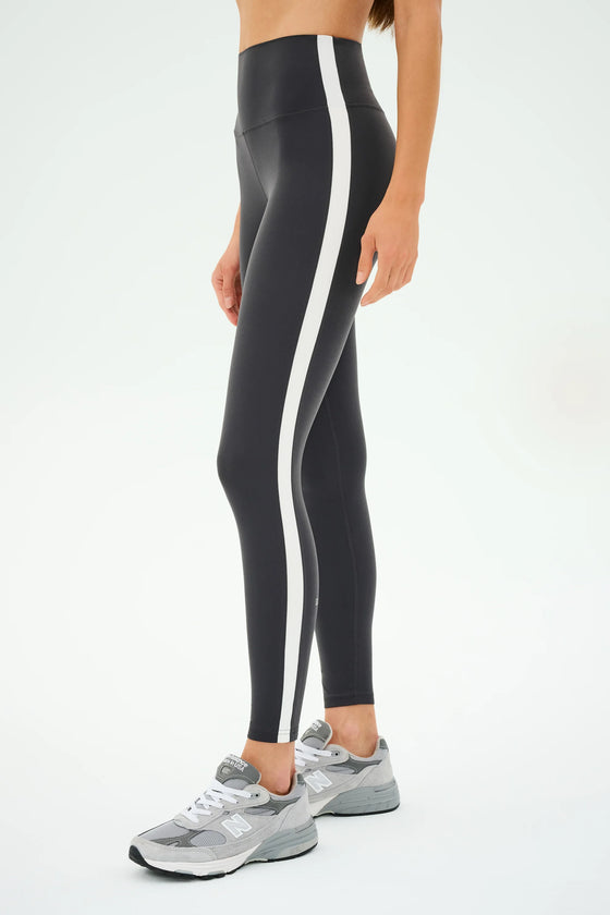 Splits59 Clare High Waist Rigor 7/8 Legging - Graphite/White