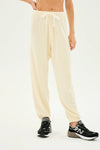 Splits59 Andie Oversized Fleece Sweatpant - Creme