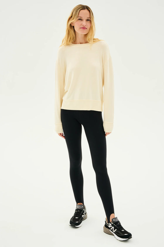 Splits59 Sonja Fleece Sweatshirt - Creme