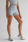 Leelo 5" Signature Bike Shorts - Marl Grey