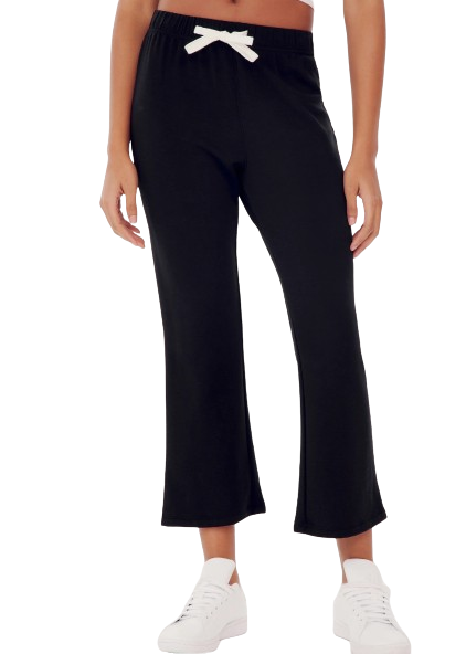 Splits59 Brooks Fleece Cropped Flare - Black