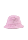 Peta + Jain Soleil Striped Toweling Bucket Hat - Pink