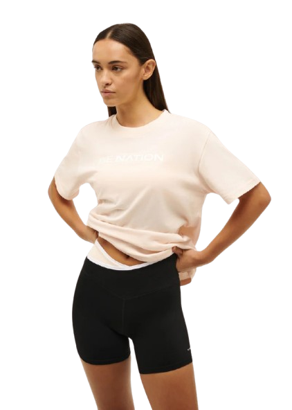 PE Nation Aero Short Sleeve Tee - Blush