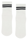 Move Active Classic Crew Grip Socks - Sporty Stripe Ivory