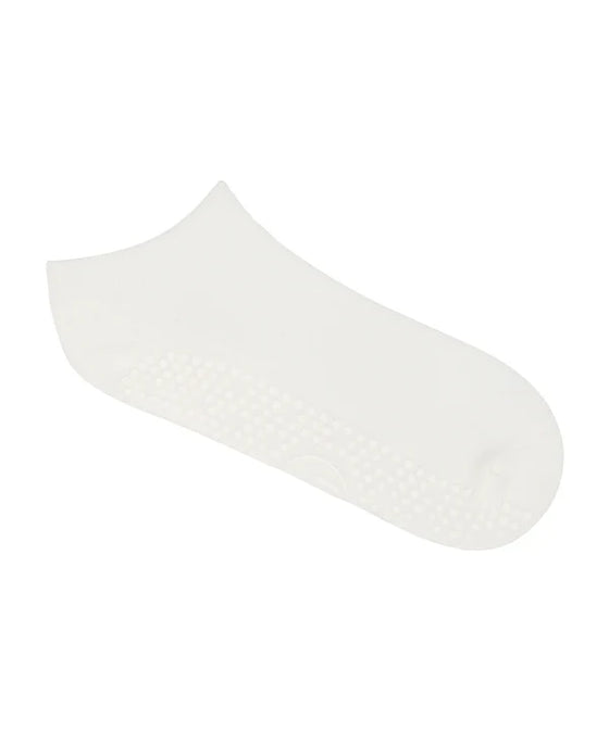 Move Active Classic Low Rise Grip Socks - Ivory