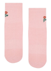 MoveActive Classic Crew Grip Socks - Vintage Rose Berry