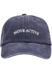  Move Active Embroidery Cap - Blue Denim