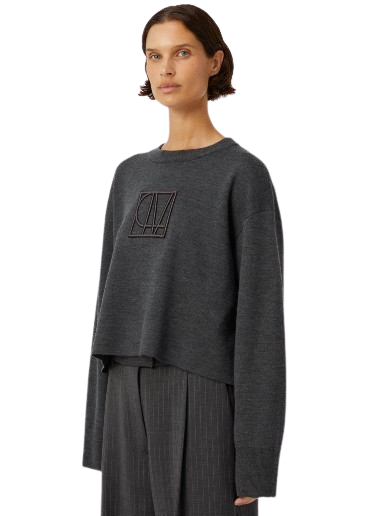 C&M Camilla and Marc Agate Sweater - Charcoal Melange