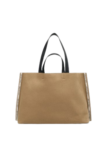  C&M Camilla and Marc Alphonese Tote Bag - Camel/Black