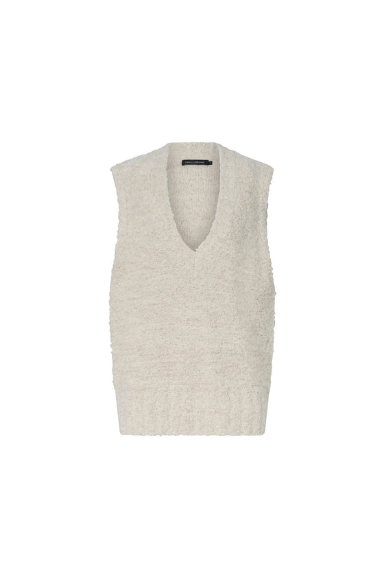 C&M Camilla and Marc Izara Knit Vest - Stone