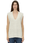 C&M Camilla and Marc Izara Knit Vest - Stone