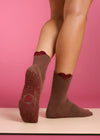 MoveActive Classic Crew Grip Socks - Heartfelt

