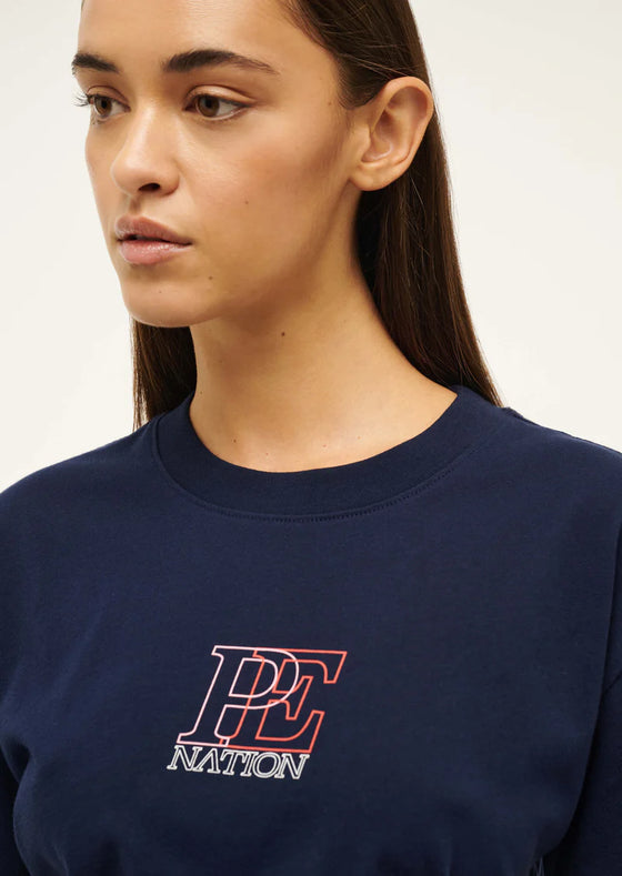 PE Nation Definition Tee - Dark Navy