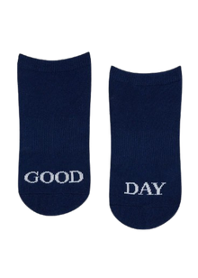  Move Active Classic Low Rise Grip Socks - Good Day Navy