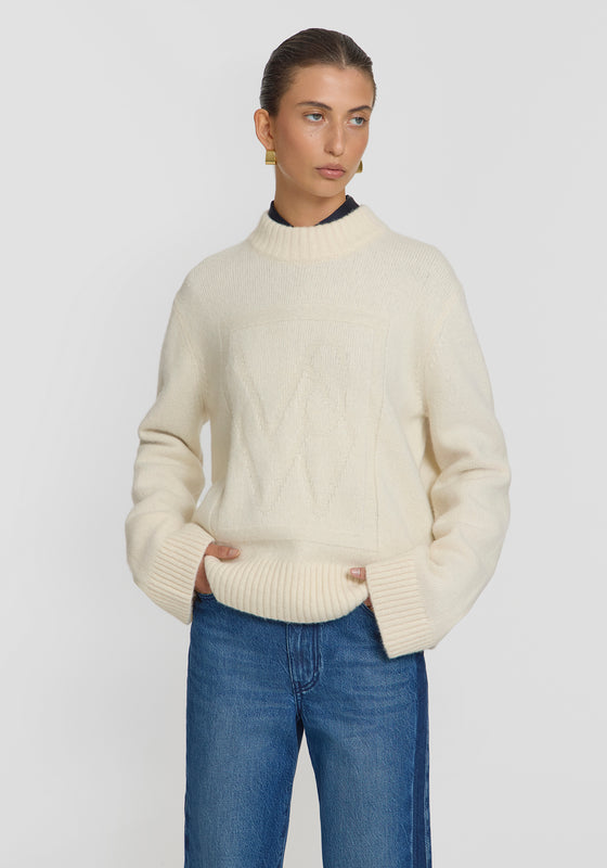 Viktoria & Woods Hellenic Knit - Ivory