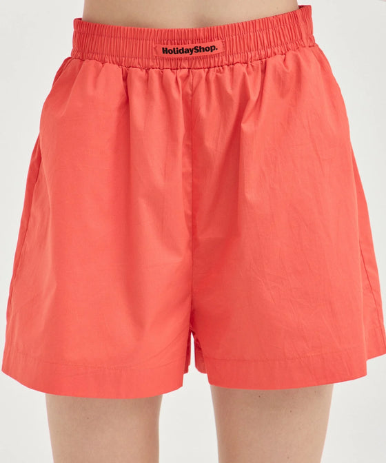 Holiday Shop Cotton Short - Red