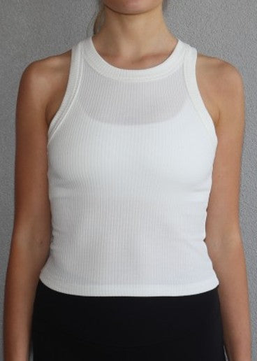 Lex Rib Tank - White