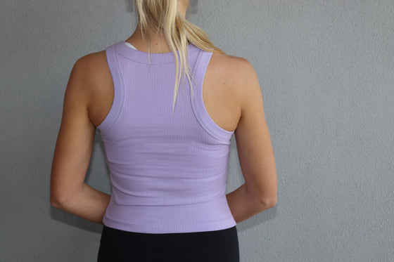 Lex Rib Tank - Lilac