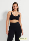 Nimble In Motion V Bralette - Black