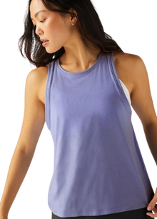  Beyond Yoga Featherweight Rebalance Tank - Periwinkle Cloud Heather